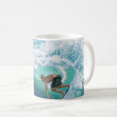 Skimboardsurfer Koffiemok (Voorkant rechts)