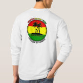 Skimcaribisch "Positief is hoe ik skim"-tuig T-shirt (Achterkant)