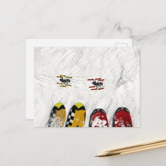 Skimieren Briefkaart (Voorkant / Achterkant in situ)