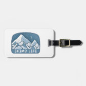 Skimo Life Bagagelabel (Voorkant horizontaal)