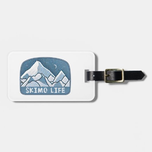 Skimo Life Bagagelabel (Voorkant horizontaal)