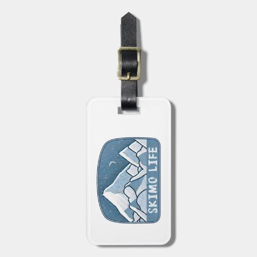 Skimo Life Bagagelabel (Voorkant verticaal)