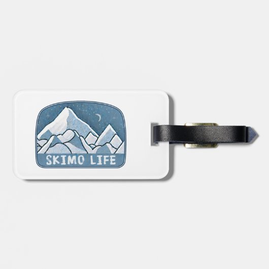 Skimo Life Bagagelabel (Achterkant horizontaal)