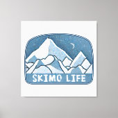 Skimo Life Canvas Afdruk (Voorkant)