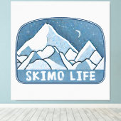 Skimo Life Canvas Afdruk (Insitu (Houten vloer))