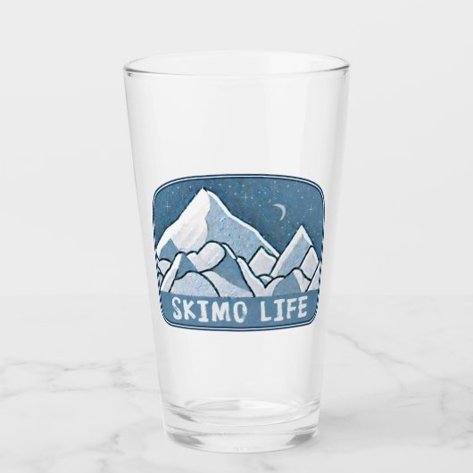 Skimo Life Glas (Voorkant)