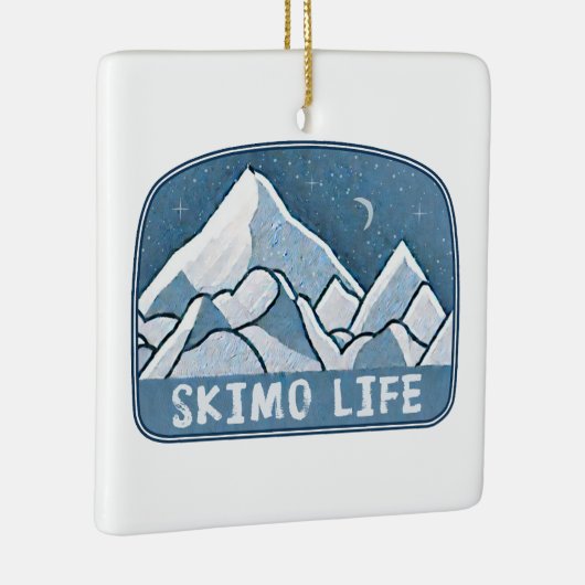 Skimo Life Keramisch Ornament (Rechts)