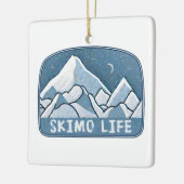 Skimo Life Keramisch Ornament (Links)