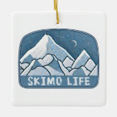 Skimo Life Keramisch Ornament (Voorkant)