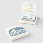 Skimo Life Stenen Onderzetter (Zijkant)