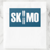 Skimo Rechthoekige Sticker (Tas)