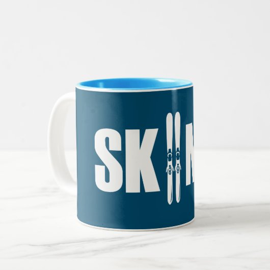 Skimo Tweekleurige Koffiemok (Voorkant links)