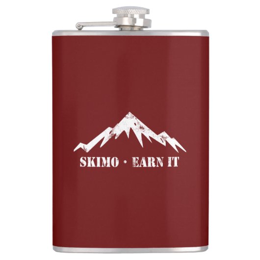 Skimo, verdien het heupfles (Voorkant)