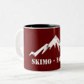 Skimo, verdien het tweekleurige koffiemok (Voorkant links)