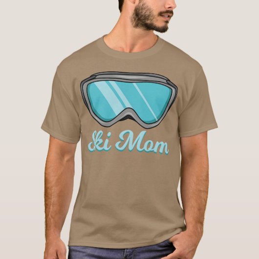Skimoeder retro t-shirt (Voorkant)