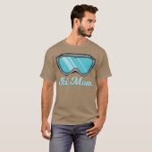 Skimoeder retro t-shirt (Voorkant volledig)