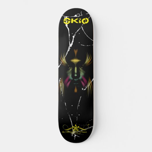 Skin 1/6 persoonlijk skateboard (Voorkant)