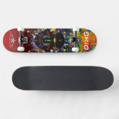 Skin 4/6 persoonlijk skateboard (Horizontaal)