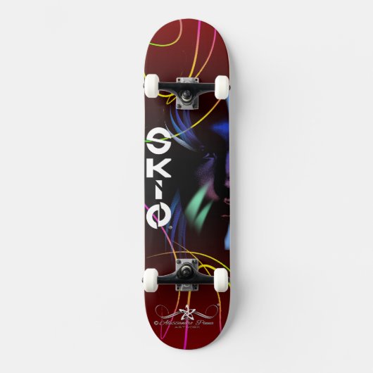 Skin 6/6 persoonlijk skateboard (Voorkant)