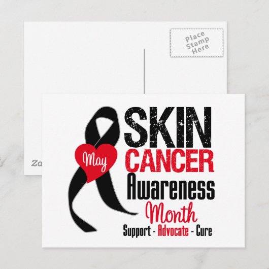 Skin Cancer Awareness Month Briefkaart (Voorkant / Achterkant)