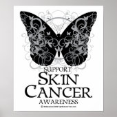 Skin Cancer Butterfly 2 Poster (Voorkant)