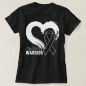 Skin Cancer Melanoma Warrior Melanoma T-shirt (Design voorkant)