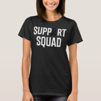 Skin Cancer Support Squad Melanoma Skin Cancer T-shirt