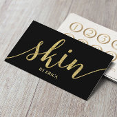 Skin Care Gold Script Spa Esthetician Loyalty