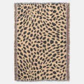 Skin cheetah decor deken (Voorkant Verticaal)