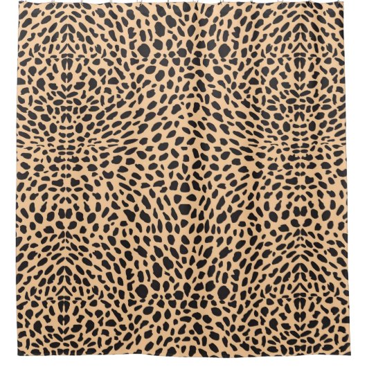 Skin cheetah decor douchegordijn (Voorkant)