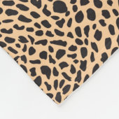 Skin cheetah decor fleece deken (Hoek)