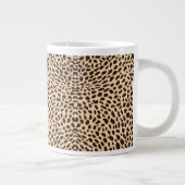 Skin cheetah decor grote koffiekop (Rechts)