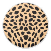 Skin cheetah decor keramische knop (Voorkant)