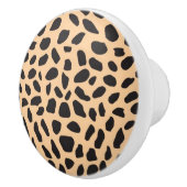 Skin cheetah decor keramische knop (Rechts)