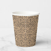 Skin cheetah decor papieren bekers (Rechts)