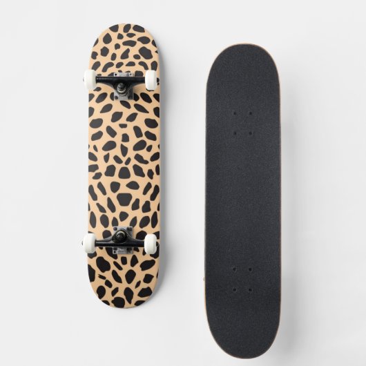 Skin cheetah decor skateboard (Voorkant)