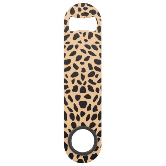 Skin cheetah decor speed flessenopener (Voorkant)