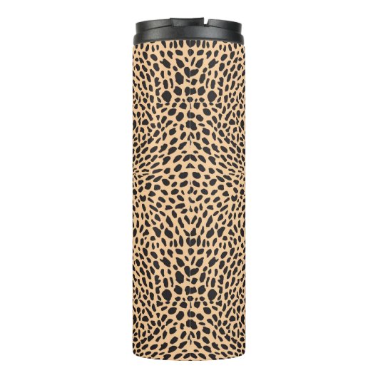 Skin cheetah decor thermosbeker (Achterkant)