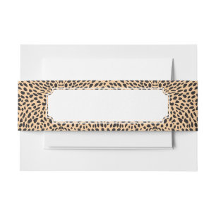 Skin cheetah decor uitnodigingen wikkel