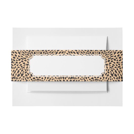 Skin cheetah decor uitnodigingen wikkel (Voorkant Voorbeeld)