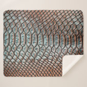 skin leather texture backgroundtexture,crocodile,l sherpa deken (Voorkant (horizontaal))