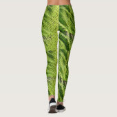 Skin of a Green Iguana Texture Leggings (Achterkant)