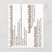 Skincare Benefits Flyer (Voorkant)