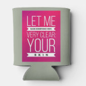 Skincare consultant bier cozie cooler grappig duid (Achterkant)