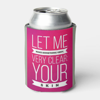 Skincare consultant bier cozie cooler grappig duid