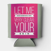 Skincare consultant bier cozie cooler grappig duid (Voorkant)