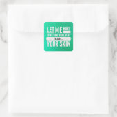 Skincare consultant stickers labels minifacials (Tas)