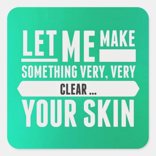 Skincare consultant stickers labels minifacials (Voorkant)