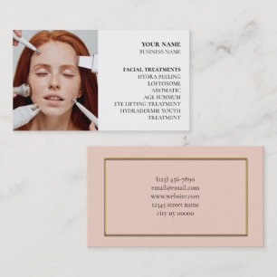 Skincare en Beauty Salon Visitekaartje