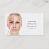 Skincare en Beauty Salon Visitekaartje (Achterkant)